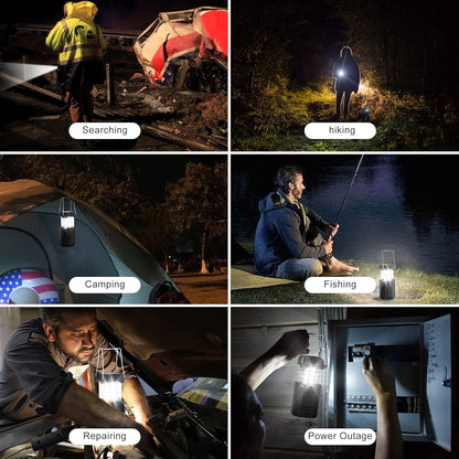 Solar Power Rechargeable Camping Lantern