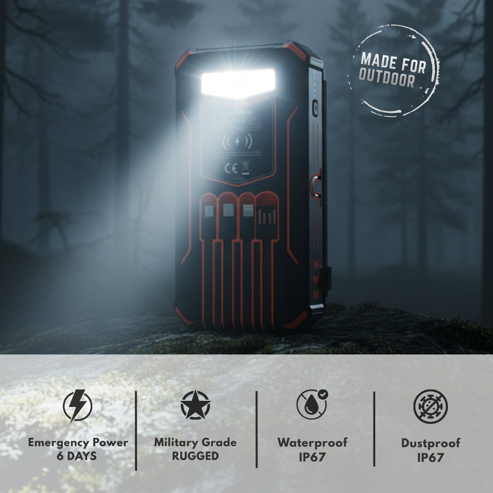 FOLDABLE SOLAR PANEL POWER BANK